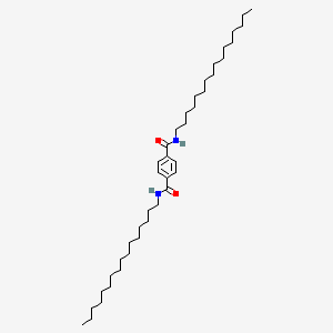 molecular formula C40H72N2O2 B14655423 1,4-Benzenedicarboxamide, N,N'-dihexadecyl- CAS No. 52030-76-9