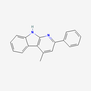 1H-Pyrido[2,3-b]indole, 4-methyl-2-phenyl-