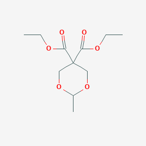 molecular formula C11H18O6 B14655433 Diethyl 2-methyl-1,3-dioxane-5,5-dicarboxylate CAS No. 51335-74-1