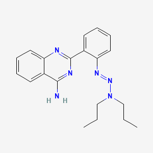 2-{2-[(1e)-3,3-Dipropyltriaz-1-en-1-yl]phenyl}quinazolin-4-amine