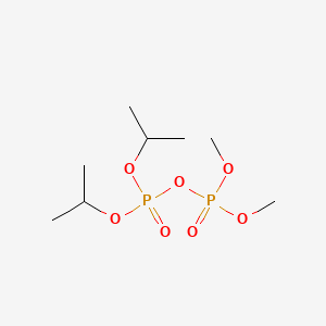 molecular formula C8H20O7P2 B14655498 Pyrophosphoric acid, P,P-diisopropyl P',P'-dimethyl tetraester CAS No. 40731-72-4