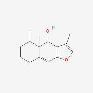 3,4a,5-Trimethyl-4,4a,5,6,7,8-hexahydronaphtho[2,3-b]furan-4-ol