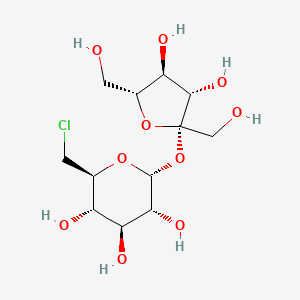 molecular formula C12H21ClO10 B14655544 6-Chloro-6-deoxysucrose CAS No. 40984-18-7