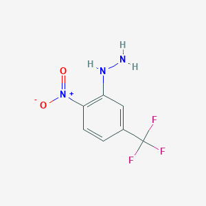 [2-Nitro-5-(trifluoromethyl)phenyl]hydrazine