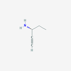 (3R)-Pent-1-yn-3-amine