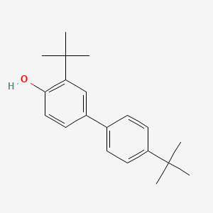 molecular formula C20H26O B14655605 3,4'-Bis(1,1-dimethylethyl)(1,1'-biphenyl)-4-ol CAS No. 42479-88-9