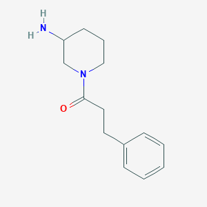 1-(3-Aminopiperidin-1-yl)-3-phenylpropan-1-one