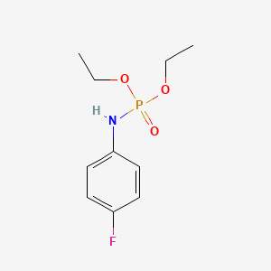 molecular formula C10H15FNO3P B14655656 Diethyl(4-fluorophenyl)phosphoramidate CAS No. 50672-18-9