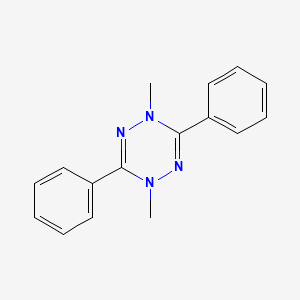 molecular formula C16H16N4 B14655681 S-Tetrazine, 1,4-dihydro-1,4-dimethyl-3,6-diphenyl- CAS No. 52143-15-4