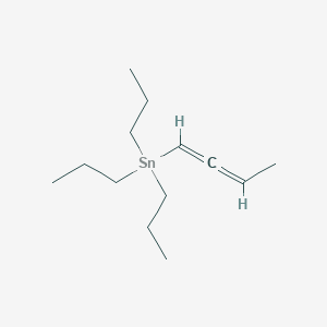 molecular formula C13H26Sn B14655698 Buta-1,2-dien-1-yl(tripropyl)stannane CAS No. 41391-51-9