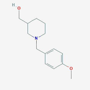 {1-[(4-Methoxyphenyl)methyl]piperidin-3-yl}methanol