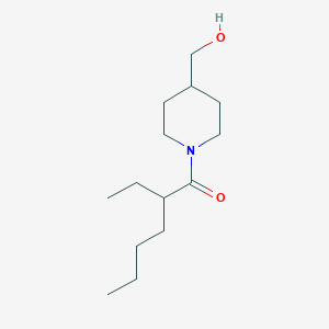 2-Ethyl-1-[4-(hydroxymethyl)piperidin-1-yl]hexan-1-one