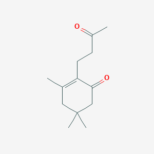 3,5,5-Trimethyl-2-(3-oxobutyl)cyclohex-2-en-1-one