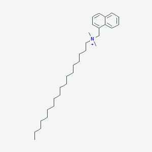 molecular formula C31H52N+ B14655750 N,N-Dimethyl-N-[(naphthalen-1-yl)methyl]octadecan-1-aminium CAS No. 47707-00-6