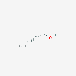 molecular formula C3H3CuO B14655780 copper(1+);prop-2-yn-1-ol CAS No. 53754-15-7