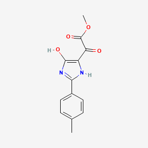 Methyl 5-hydroxy-2-(4-methylphenyl)-alpha-oxo-1H-imidazole-4-acetate