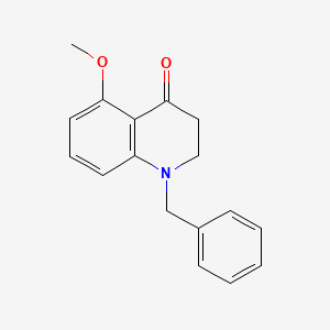 molecular formula C17H17NO2 B1465580 1-Benzyl-5-methoxy-2,3-dihydro-4(1H)-quinolinone CAS No. 1354358-31-8