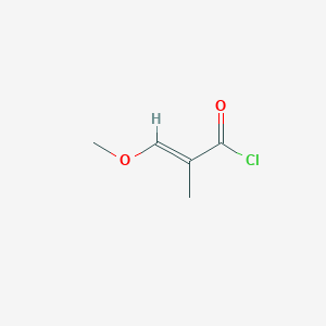 (E)-3-methoxy-2-methylprop-2-enoyl chloride