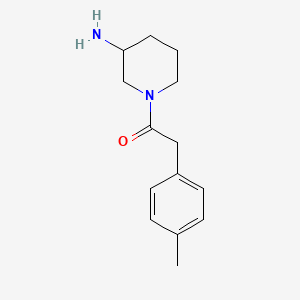 1-(3-Aminopiperidin-1-yl)-2-(4-methylphenyl)ethan-1-one