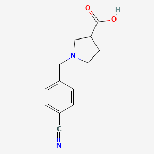 1-(4-Cyanobenzyl)pyrrolidine-3-carboxylic acid