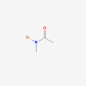 molecular formula C3H6BrNO B14655877 Acetamide, N-bromo-N-methyl- CAS No. 51094-87-2