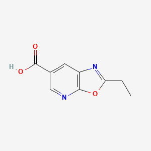 2-Ethyl[1,3]oxazolo[5,4-b]pyridine-6-carboxylic acid