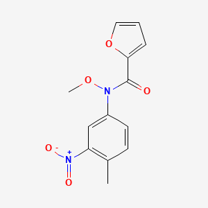 N-Methoxy-N-(4-methyl-3-nitrophenyl)furan-2-carboxamide