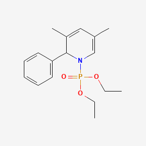 Diethyl (3,5-dimethyl-2-phenylpyridin-1(2H)-yl)phosphonate