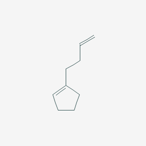 molecular formula C9H14 B14656022 1-(But-3-en-1-yl)cyclopent-1-ene CAS No. 53544-44-8