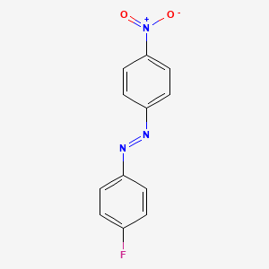 (E)-1-(4-Fluorophenyl)-2-(4-nitrophenyl)diazene