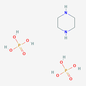 molecular formula C4H16N2O8P2 B14656067 Phosphoric acid--piperazine (2/1) CAS No. 52978-33-3