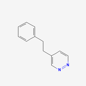 4-(2-Phenylethyl)pyridazine