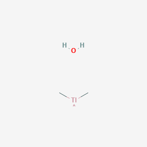 molecular formula C2H8OTl B14656094 Dimethylthallanyl--water (1/1) CAS No. 53759-11-8