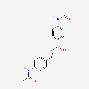 N,N'-[(3-Oxoprop-1-ene-1,3-diyl)di(4,1-phenylene)]diacetamide