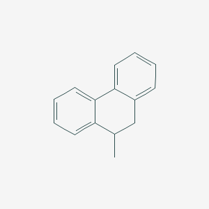 molecular formula C15H14 B14656151 9-Methyl-9,10-dihydrophenanthrene CAS No. 52978-94-6