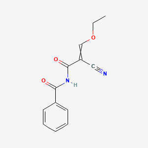 N-(2-Cyano-3-ethoxyacryloyl)benzamide