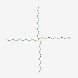 molecular formula C40H84P+ B14656172 Phosphonium, tetrakis(decyl)- CAS No. 49873-44-1