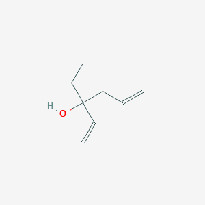 molecular formula C8H14O B14656192 3-Ethylhexa-1,5-dien-3-ol CAS No. 40085-13-0