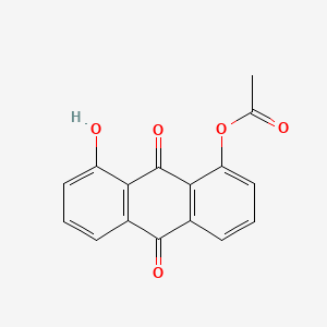 9,10-Anthracenedione, 1-(acetyloxy)-8-hydroxy-