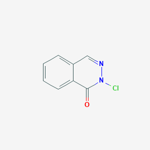 molecular formula C8H5ClN2O B14656222 2-Chlorophthalazin-1(2H)-one CAS No. 50653-67-3