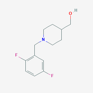 molecular formula C13H17F2NO B1465623 (1-(2,5-Difluorobenzyl)piperidin-4-yl)methanol CAS No. 1459802-37-9