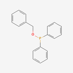 molecular formula C19H17OP B14656249 Diphenyl-phenylmethoxy-phosphane CAS No. 53772-44-4