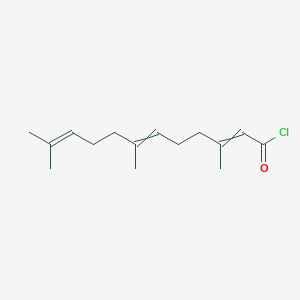 molecular formula C15H23ClO B14656253 3,7,11-Trimethyldodeca-2,6,10-trienoyl chloride CAS No. 52537-34-5