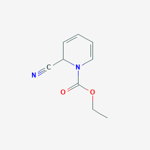 molecular formula C9H10N2O2 B14656256 Ethyl 2-cyanopyridine-1(2H)-carboxylate CAS No. 51364-89-7