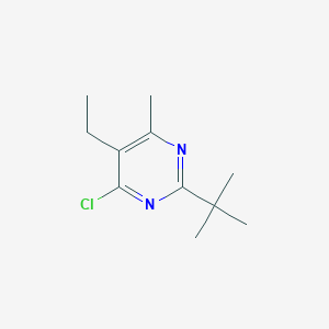 2-Tert-butyl-4-chloro-5-ethyl-6-methylpyrimidine