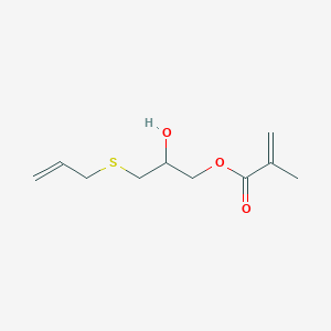 molecular formula C10H16O3S B14656277 2-Hydroxy-3-[(prop-2-en-1-yl)sulfanyl]propyl 2-methylprop-2-enoate CAS No. 53414-22-5