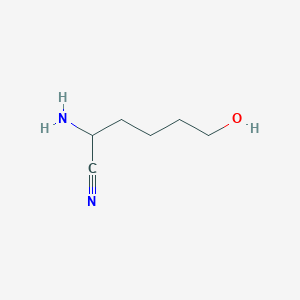 2-Amino-6-hydroxyhexanenitrile