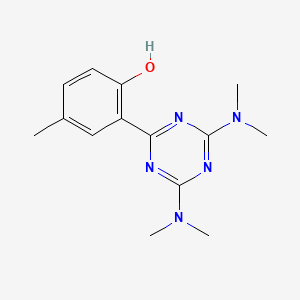 6-[4,6-Bis(dimethylamino)-1,3,5-triazin-2(1H)-ylidene]-4-methylcyclohexa-2,4-dien-1-one