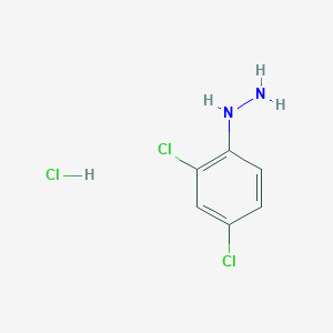 molecular formula C6H7Cl3N2 B146563 2,4-二氯苯肼盐酸盐 CAS No. 5446-18-4