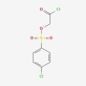 molecular formula C8H6Cl2O4S B14656314 2-Chloro-2-oxoethyl 4-chlorobenzene-1-sulfonate CAS No. 51523-91-2